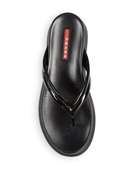 prada platform flip flops